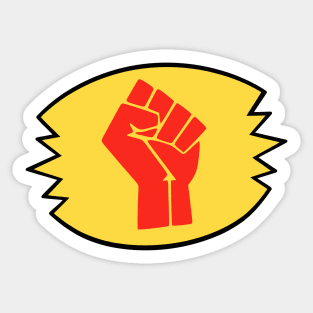 BLM PROTEST HERO FIST Sticker